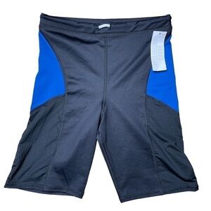 Urban Outfitters black and blue athletic shorts NWT large